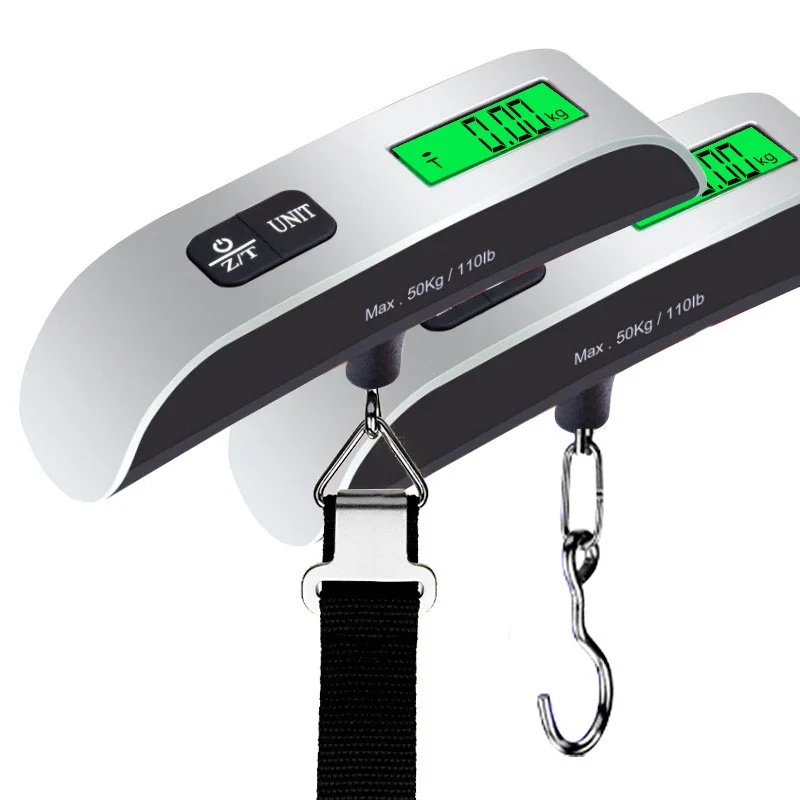 Luggage Scale Hanging - Цифровой ЖК-дисплей, электронные весы для багажа