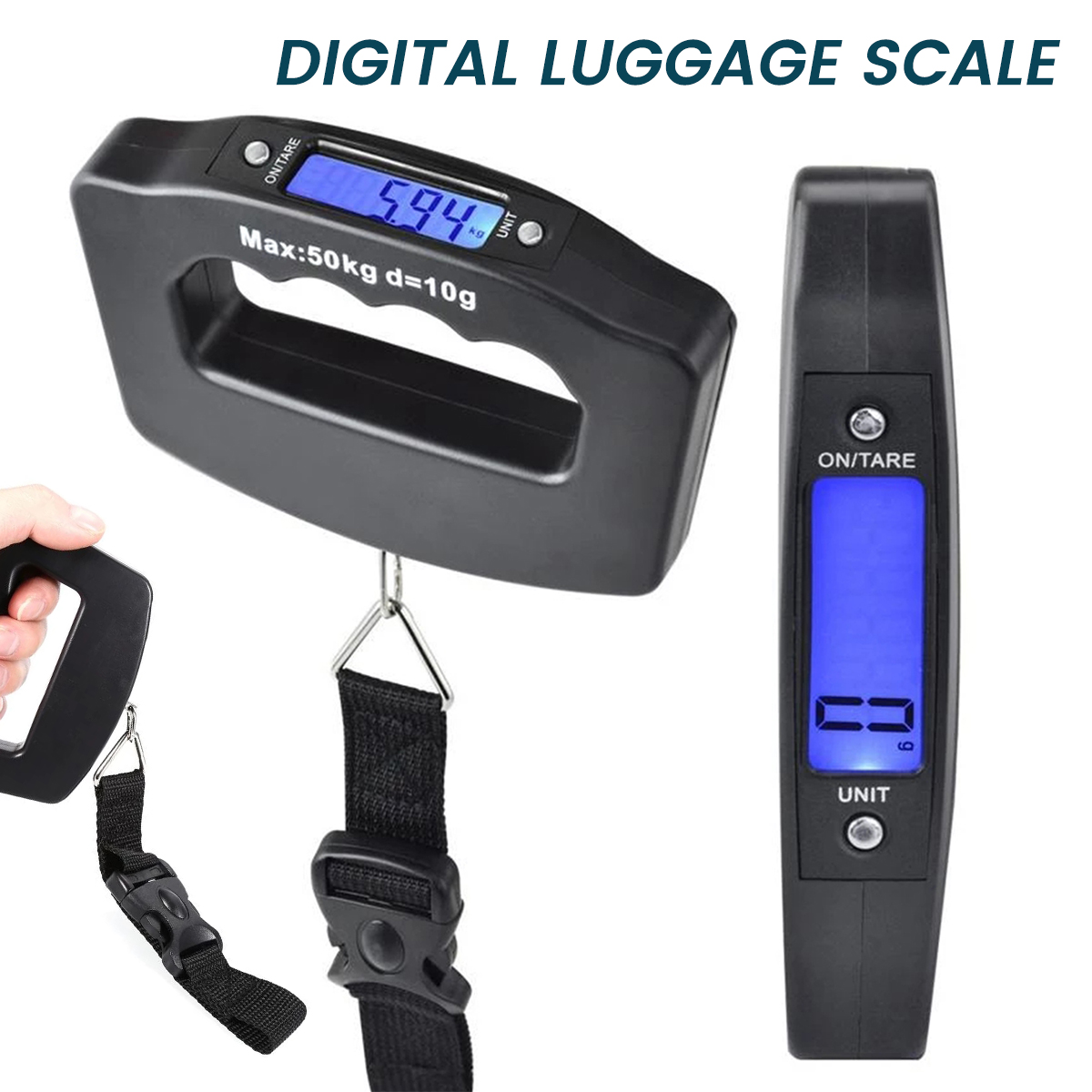 Luggage Scale Hanging - 50 кг цифровые весы для багажа