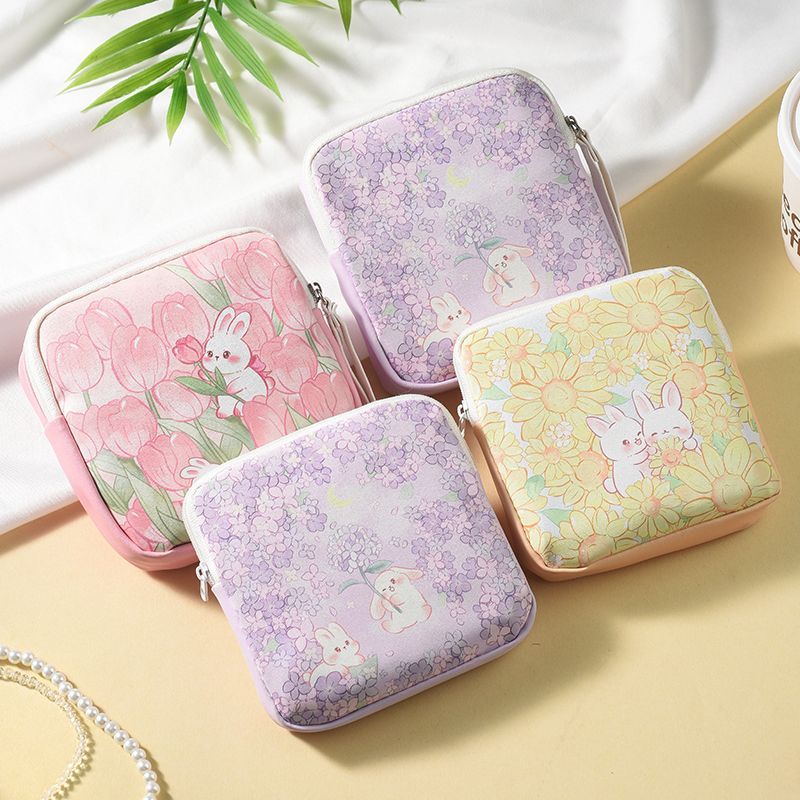 Travel Accessories Pouch For Women - Художественная сумка для гигиенических прокладок, элегантная