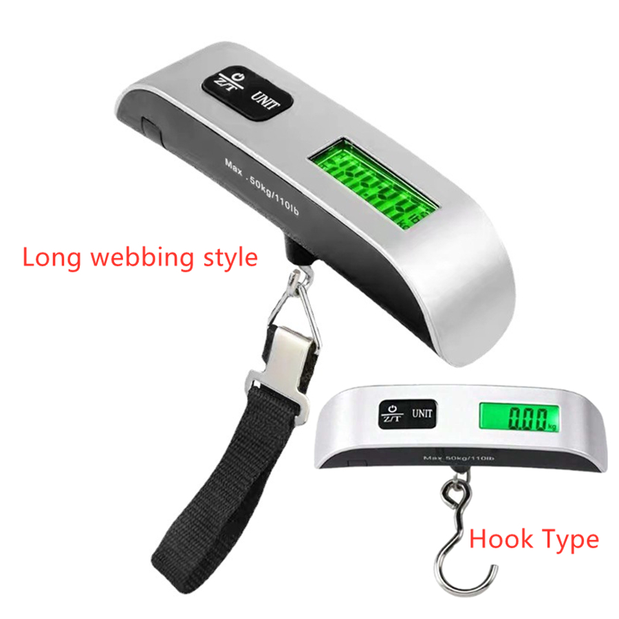 Luggage Scale Hanging - Портативные цифровые весы с ЖК-дисплеем, 110