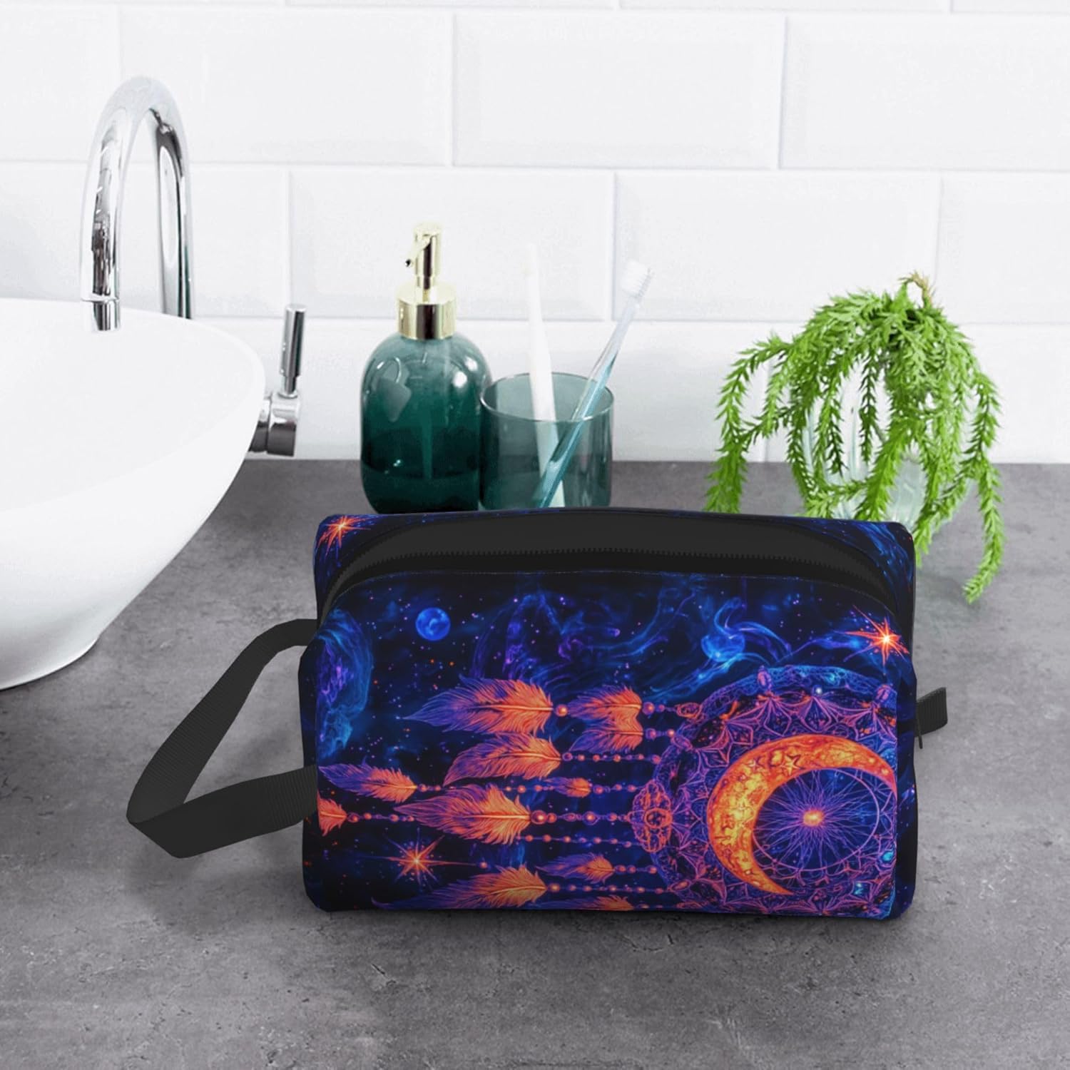 Travel Accessories Pouch For Women - Дорожная косметичка «Ловец снов» для женщин