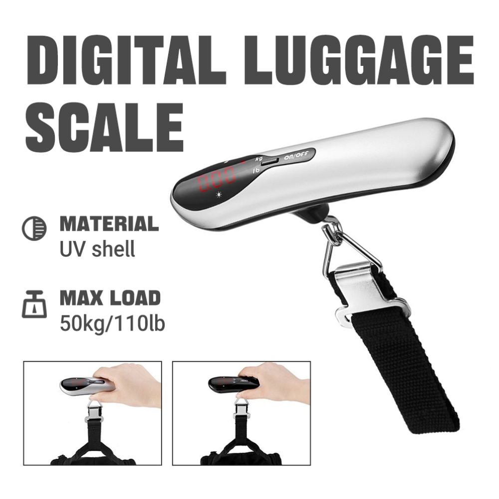 Портативные цифровые весы для  – обзор и цена Luggage Scale Hanging