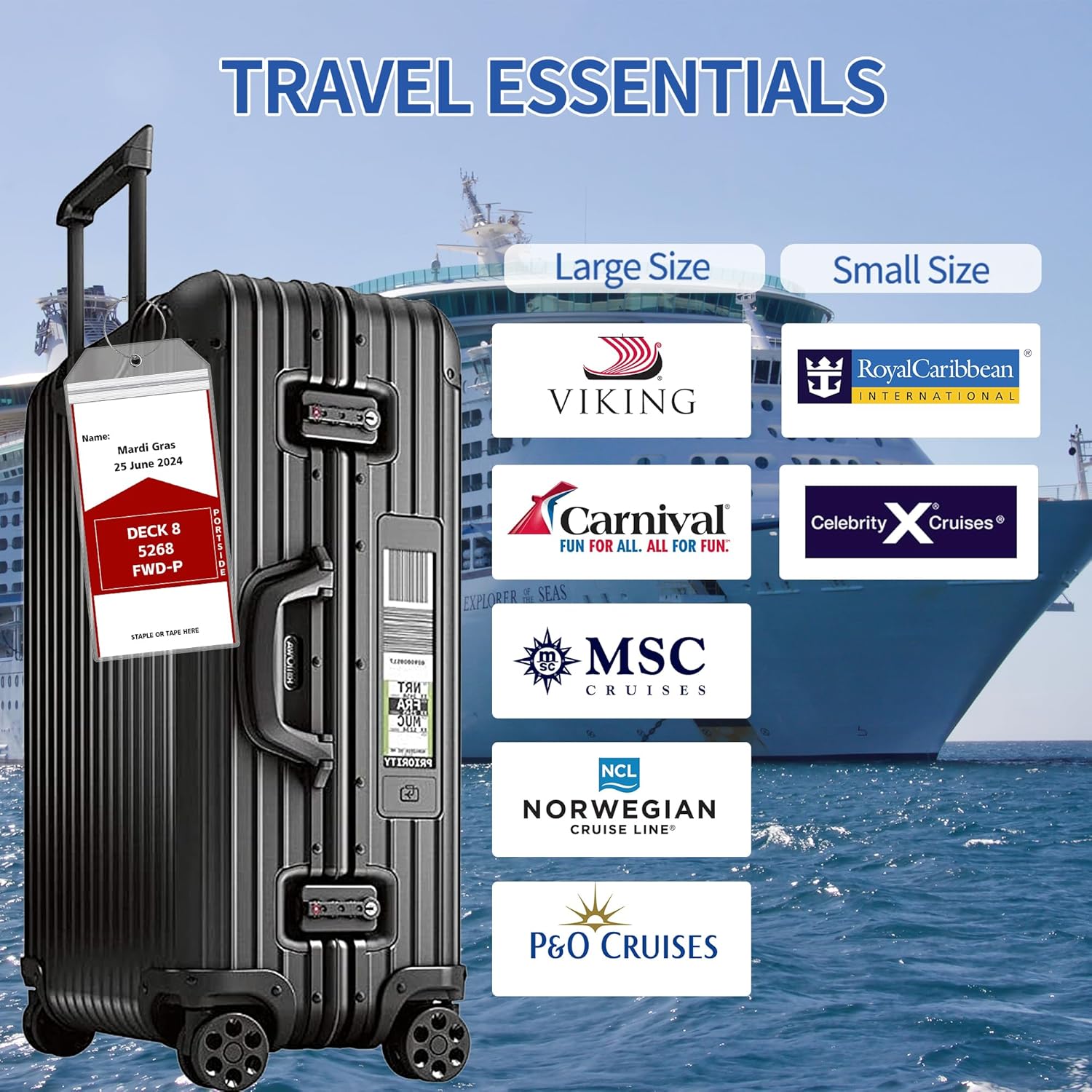 6 шт. багажных бирок из ПВХ ра – обзор и цена Travel Accessories International