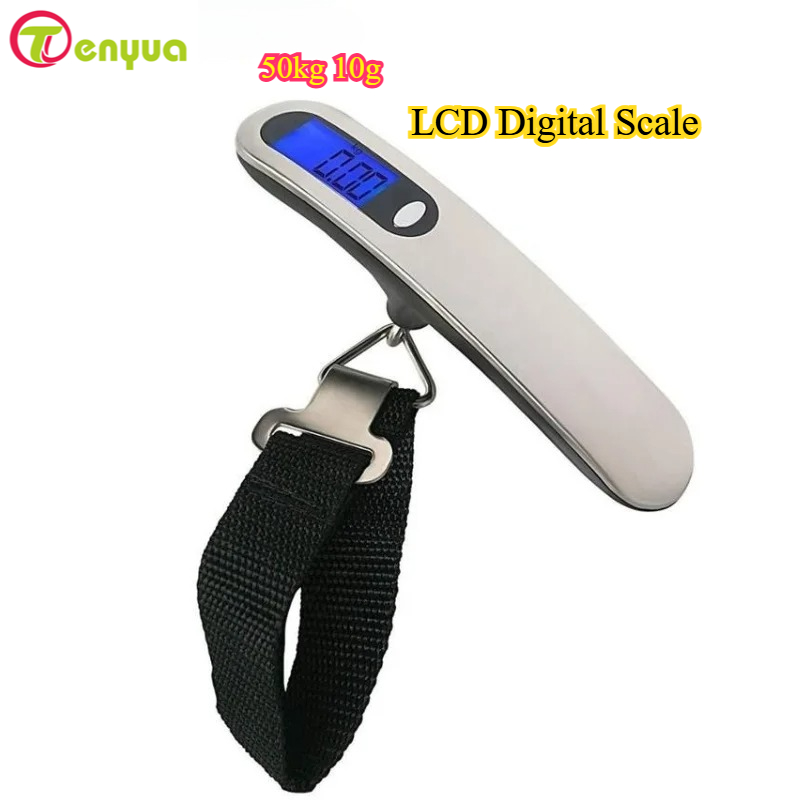 50 кг 10 г портативные ЖК-цифр – обзор и цена Luggage Scale Hanging