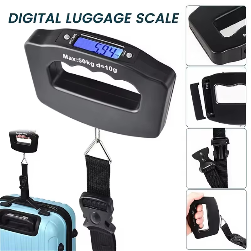 Цифровые весы для багажа 50 кг – обзор и цена Luggage Scale Hanging