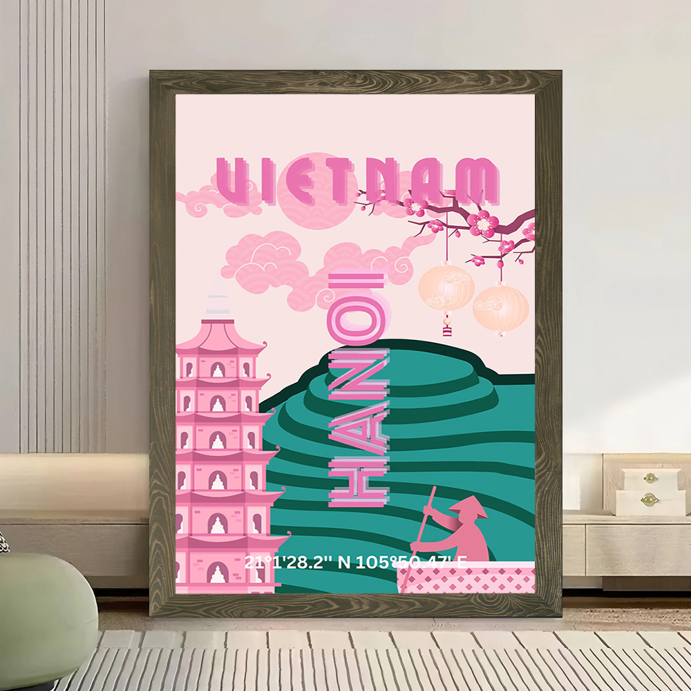 Постер на холсте с видами Вьет – обзор и цена Travel Accessories Vietnam