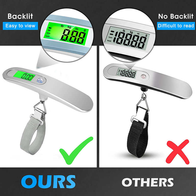 50 кг/110 фунтов портативные п – обзор и цена Luggage Scale Hanging